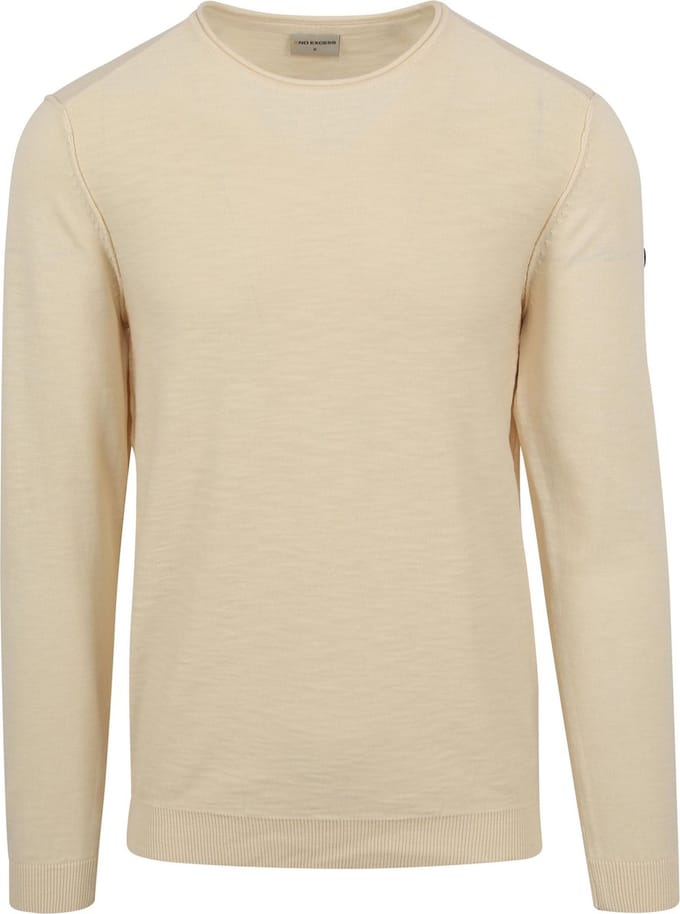 Pullover ronde hals Kledingstuk geverfd + stone washed