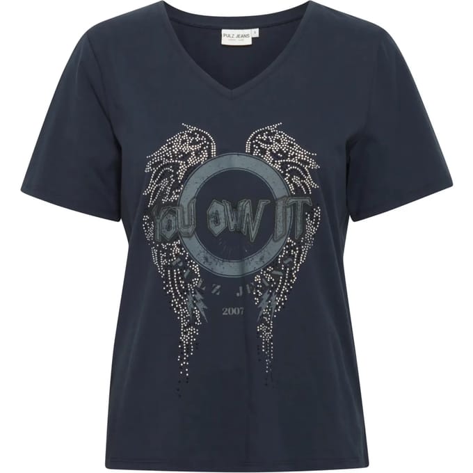 Dames-T-shirt Pulz Jeans Maddie