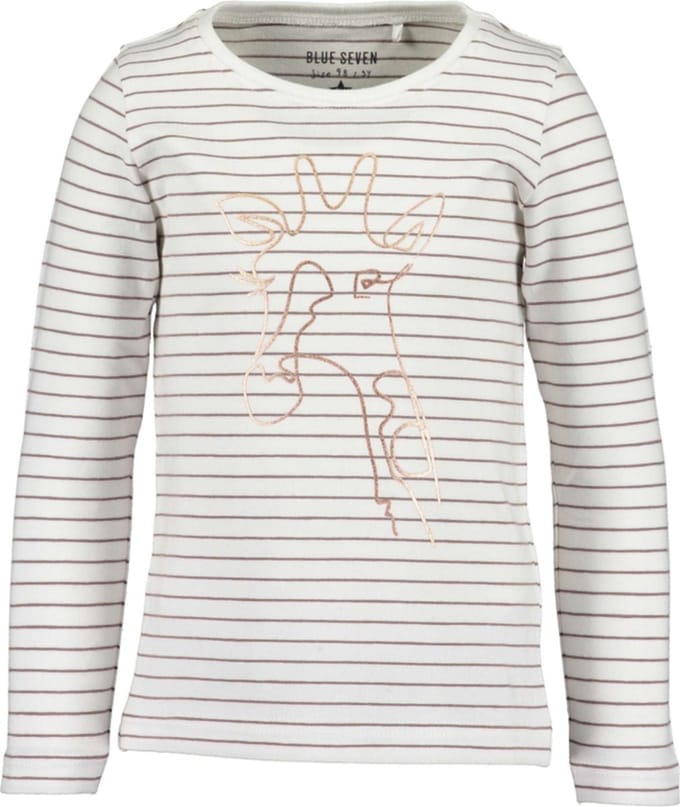Blue Seven-Meisjes T-shirt-Wit