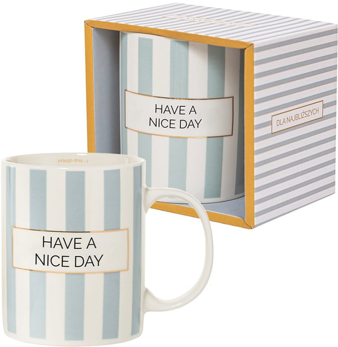 Koffiemok met tekst "HAVE A NICE DAY" - Perfect cadeau