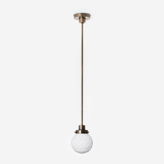 Hanglamp Arcade 20's Brons - Art Deco Trade