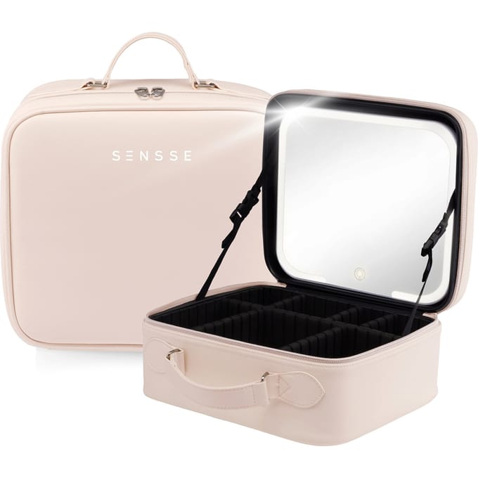 Sensse Glow Up Vanity Case with LED Light Mirror
