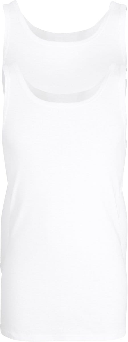 Gotzburg heren singlet O-hals (2-pack) - wit