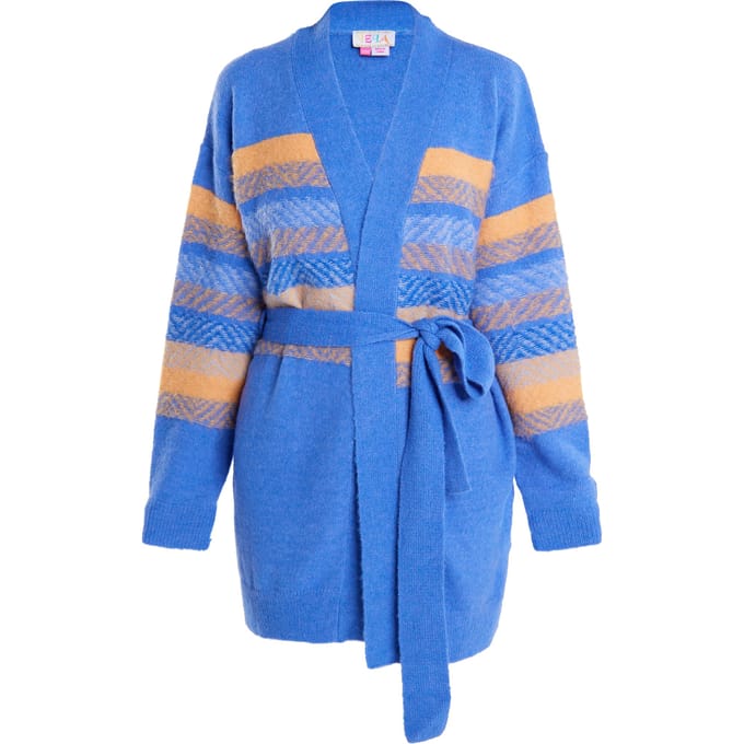 IZIA Vest Dames Blauw Veelkleurig