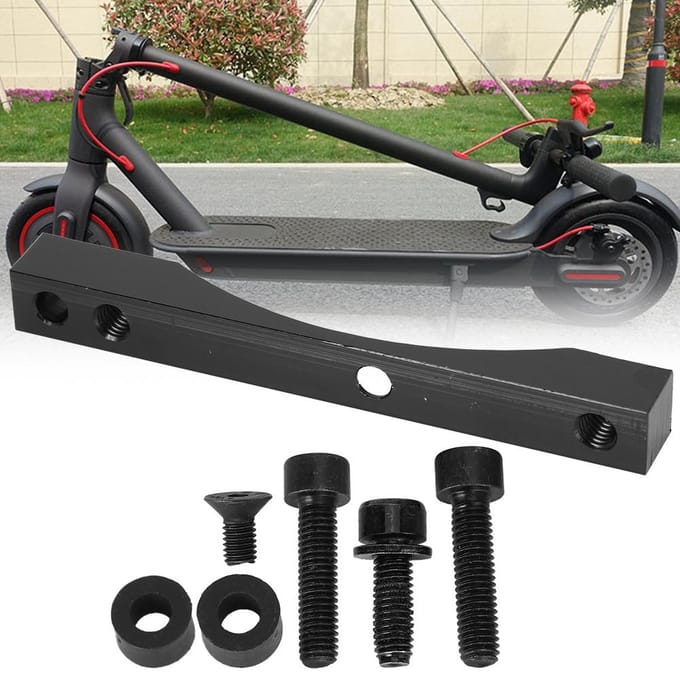 Aluminiumlegering Olie Rem Vervangingsbasis Beugel voor XIAOMI Scooter Conversie Accessoire black