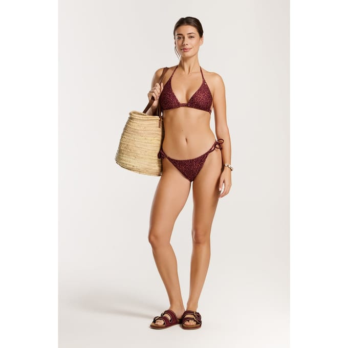 Shiwi Liz Bikini Set Leopard Purple Purper Leopard Größe: 40 | Bikinis Outlet | Damen | Violett