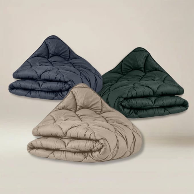 Lazy Dekbed Zonder Overtrek - Uni - Black