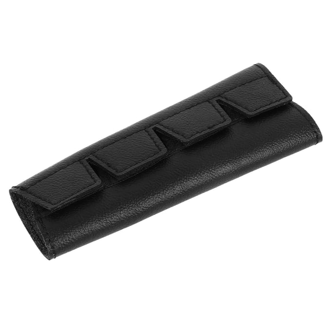 Hoorn Handbeschermer Leer Antislip Beschermer Handvat Wrap Handkussen Cover Instrument Accessoire zwart