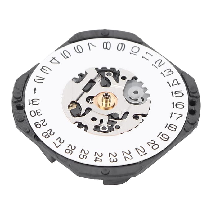 Kalender Wit Datumweergave VX32 Quartz Horlogeuurwerk Vervanging Horloge Reserveonderdelen Repareren white