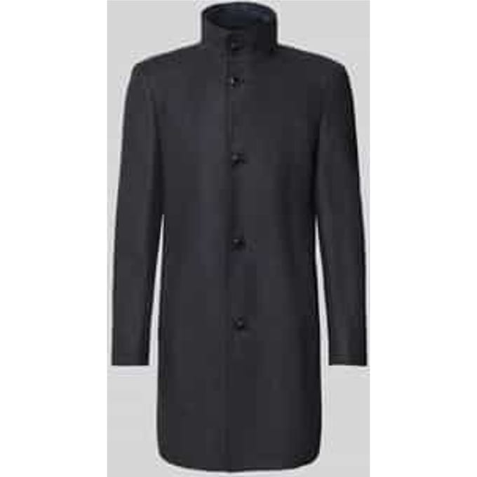 slim fit lange wollen jas van wolmix model 'HYDE'