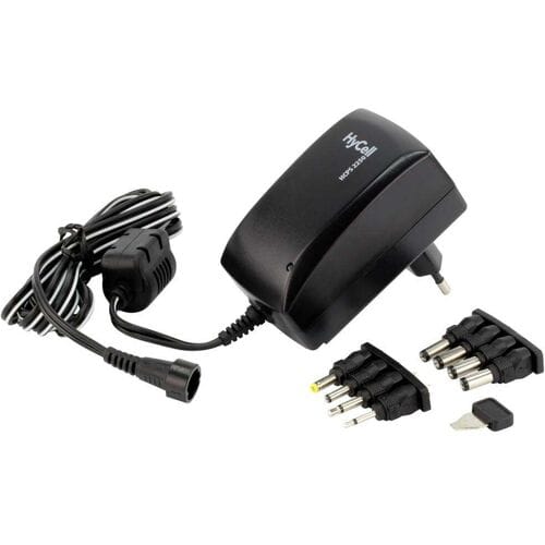 HyCell 1201-0009 Stekkernetvoeding, instelbaar 3 V/DC, 4.5 V/DC, 5 V/DC, 6 V/DC, 7.5 V/DC, 9 V/DC, 12 V/DC 2250 mA 27 W