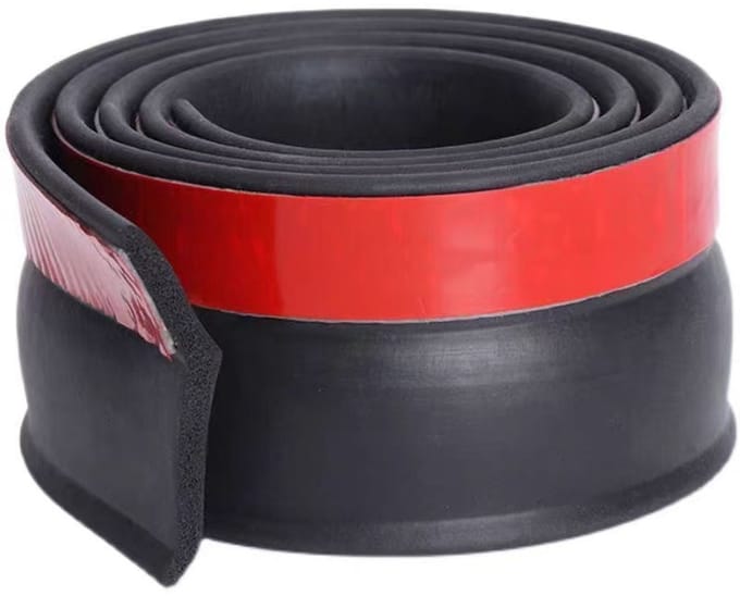 Universele garagedeurafdichting - garagedeurafdichting - zwart -2m