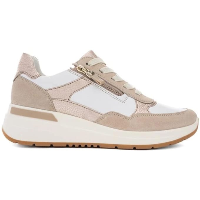 Ara - 1257702 GARDA - Lage sneakersDames sneakers - Kleur: Wit/beige - Maat: 39