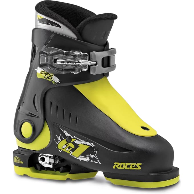 Roces - Idea Up - Skischoenen - Kinderen - 16.0-18.5 (25-29) - Zwart - Groen