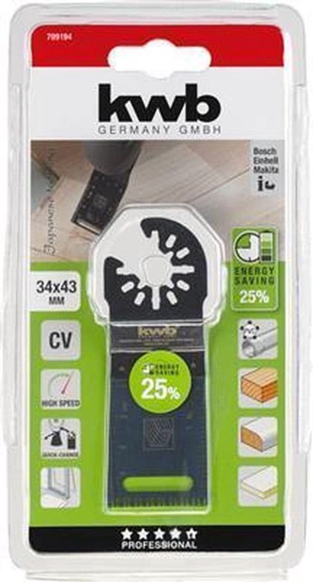 KWB - Invalzaagblad - Japanse vertanding 34mm - Type Akku-Top