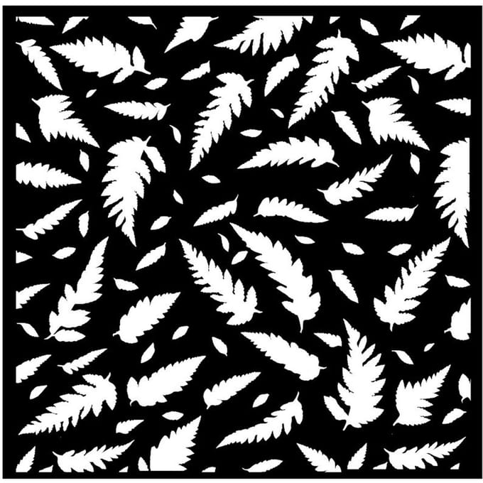 Sjabloon "Forest" - Leaves Pattern