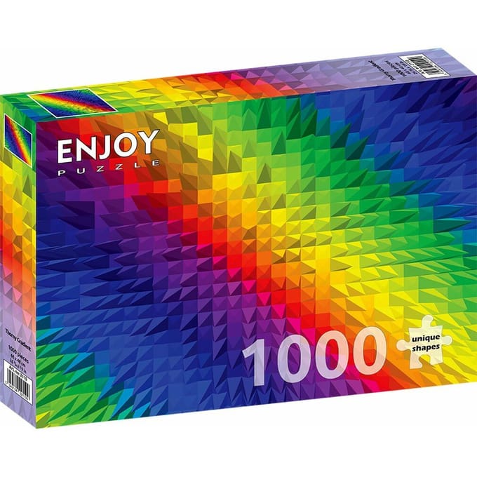 Enjoy Puzzle legpuzzel Thorny Gradient - 1000 stukjes kleurrijk karton.