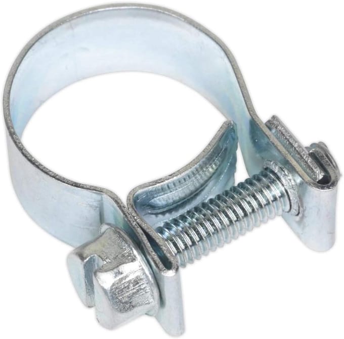 Mini Slangklemmen Set 20 Stuks voor Brandstofleidingen 15-17 mm