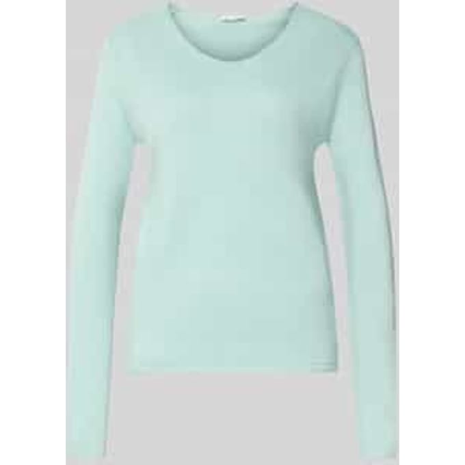 Tom Tailor - Gebreide trui met V-hals - Maat S - blue haze