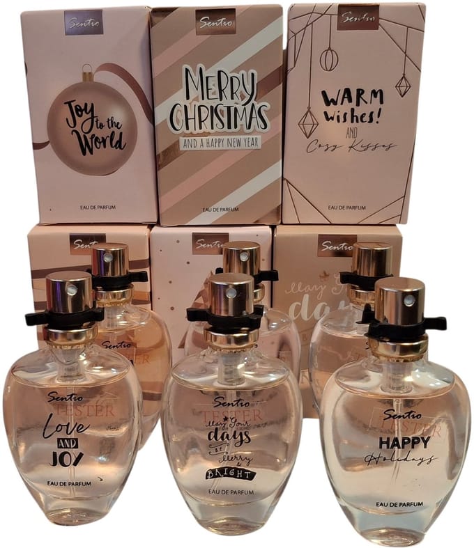 Sentio Kerst Xmas Pink PARFUM SET 6 stuks - Dames