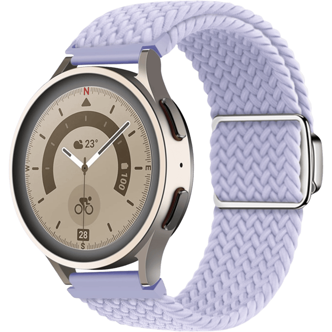 Kalebol Universeel Nylon Watch Bandje Paars