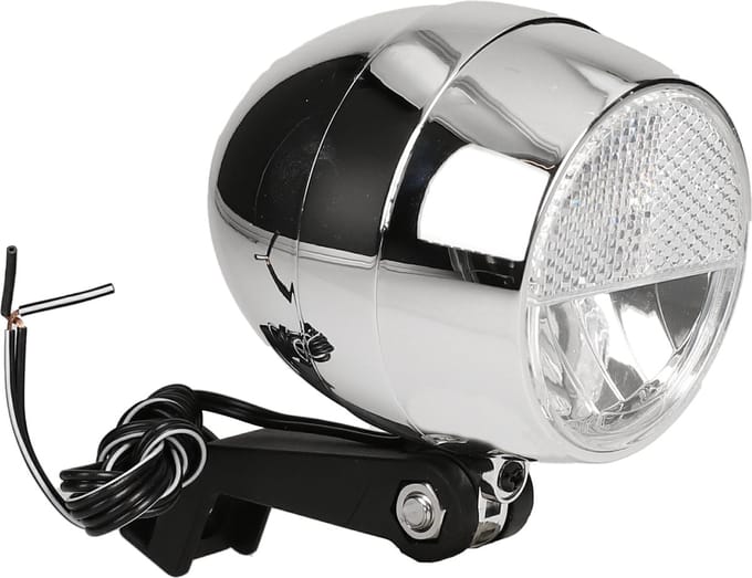 Fiets Cortina koplamp Amsterdam E-bike chroom