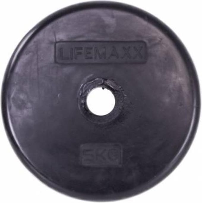 LMX Halterschijf - 30mm - Rubber coating - per stuk (Beschikbaar in verschillende gewichten)