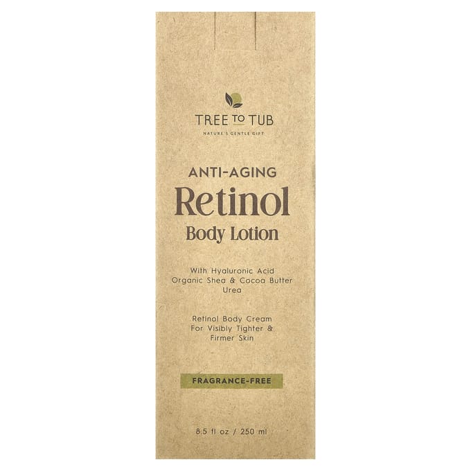Lotion corporelle Rétinol Anti-Âge, Sans Parfum, 8.5 fl oz (250 ml)