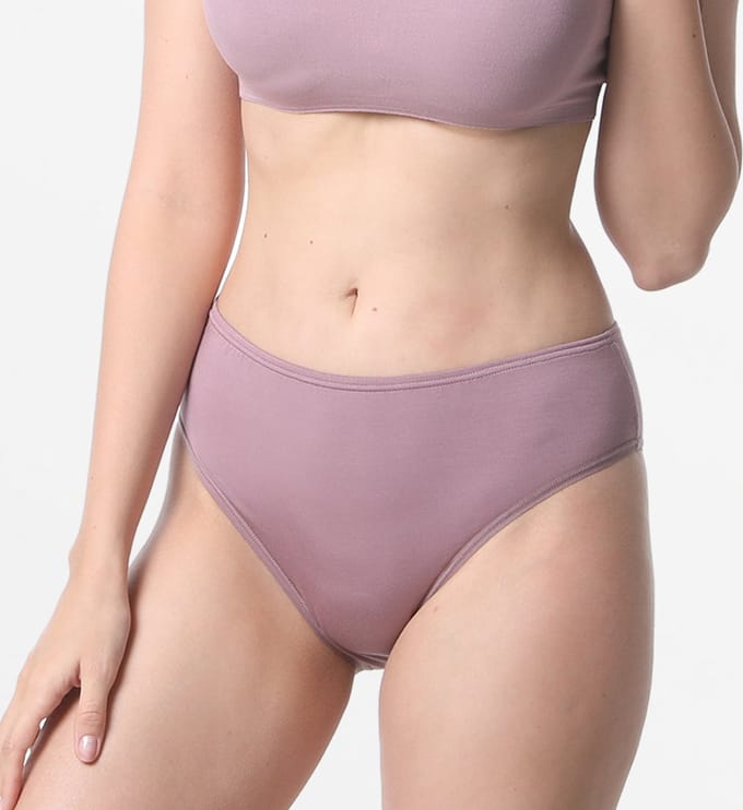 Cheeky dames slip Micro Modal aubergine