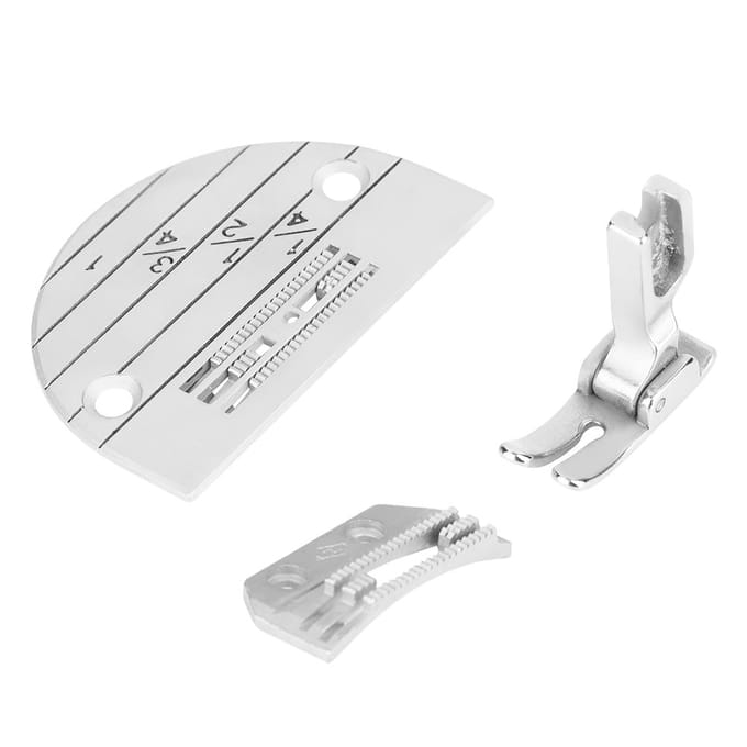 3 STKS Industriële Naaimachine Accessoires Naaldplaat Naaivoet Kit Set white