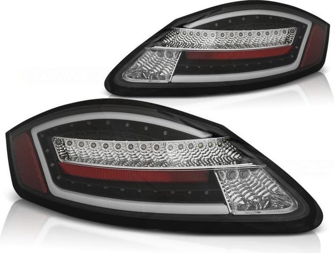 Viking Choice Achterlichten Porsche Boxster/Cayman 987 05-08 - zwart SEQ LED