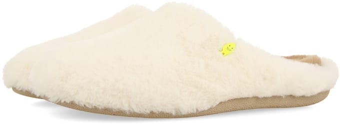 Hot Potatoes 92249 - Pantoffels Dames - Open sloffen met antislip zool - Beige