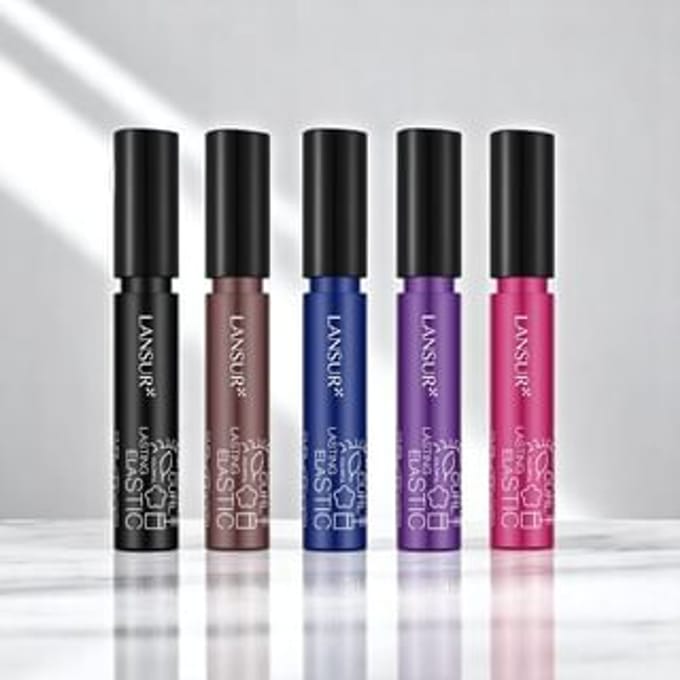 LANSUR - Colorful Curled Mascara - 5 Colors 03# Blue - 8g