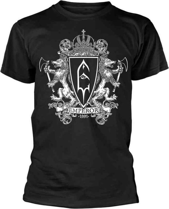 Emperor Heren Tshirt -M- Crest 2 Zwart