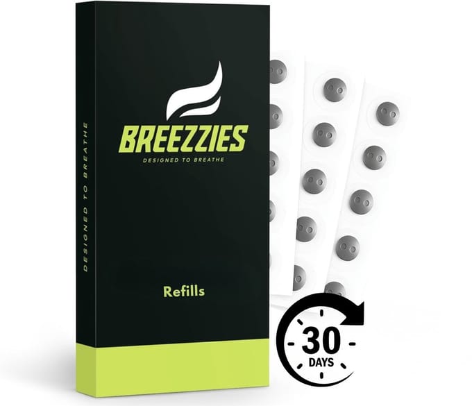 BREEZZIES Refill (30 dagen) – Set met magnetische pleisters