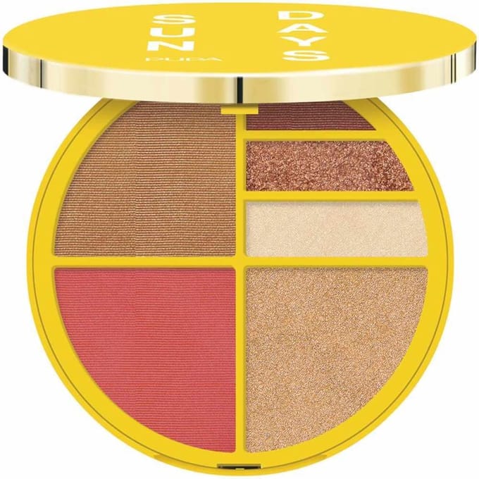 Pupa Milano Sun Days Face & Eyes waterproof palette 002
