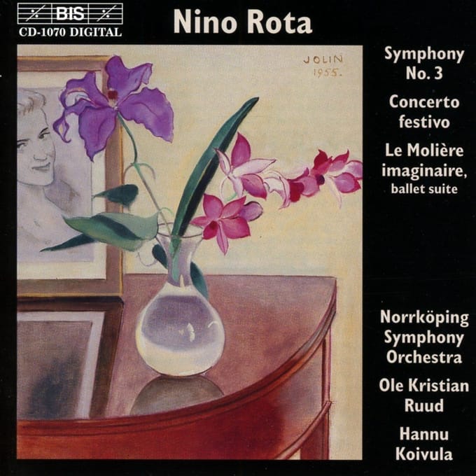 Nörrkoping Symphony Orchestra - Rota: Symphony No.3 | Concerto Festivo (CD)