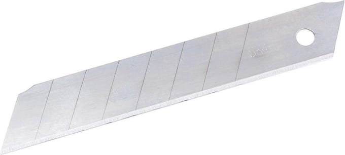 Afbreekmes reserve set - 18x100 mm - Reserve messen - 10 stuks - SATRA