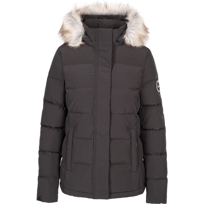 Trespass Dames/Dames Composed DLX Donsjack (Zwart)