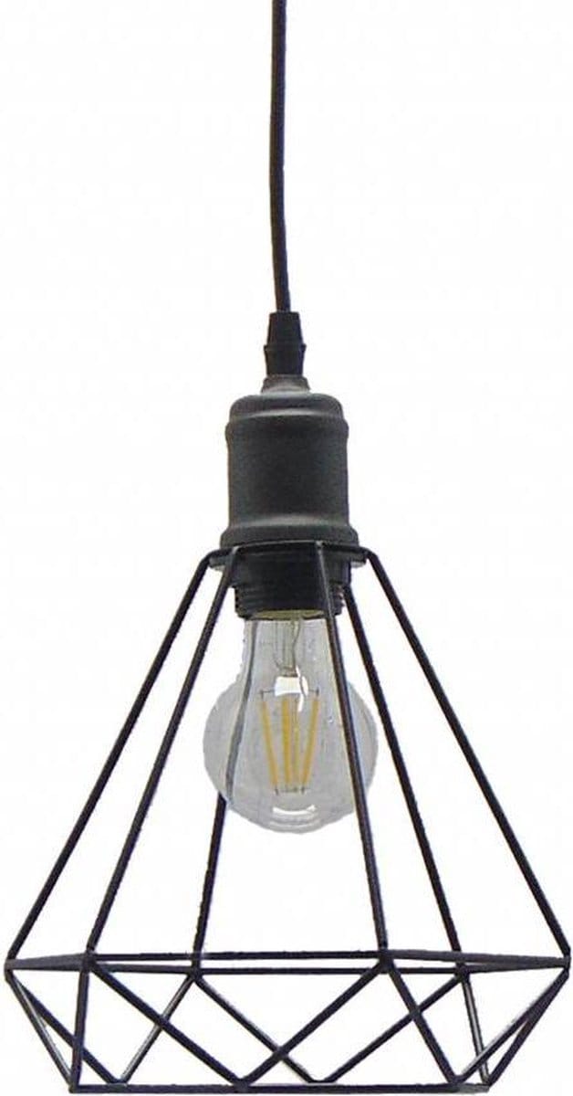 Scandinavische Hanglamp Diamant Zwart – Scaldare Noale