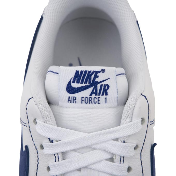 Nike Air Force 1 Low '07 LV8 White Deep Royal Blue - Maat 44