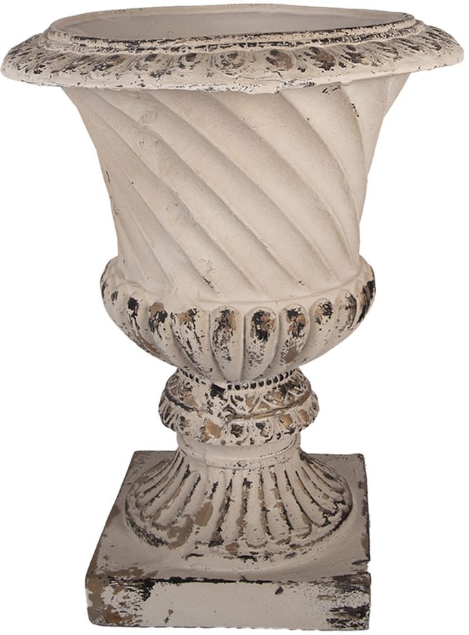 Clayre & Eef Bloempot 44x44x58 cm Beige Keramisch materiaal