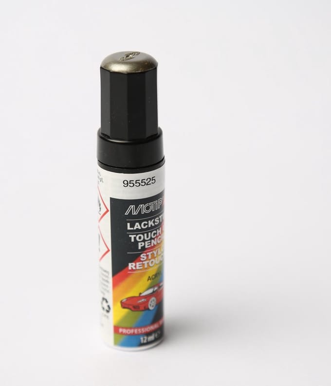 Motip 955525 - Auto lakstift - Grijs Metallic - 12 ml