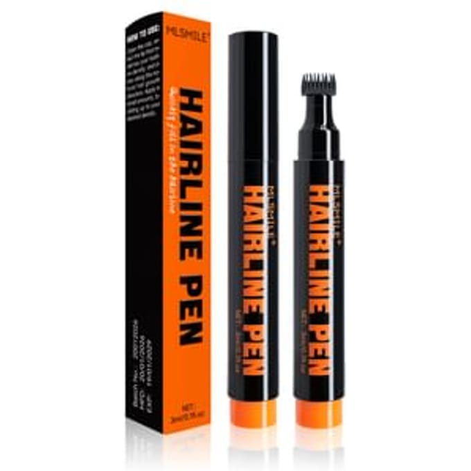 MLSMILE - Waterproof Hairline Pen - 2 Colors #02 Brown - 3ml