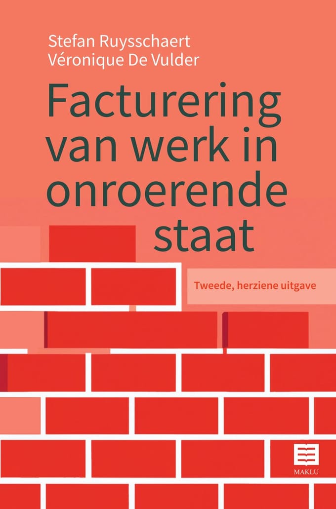 Facturering Van Werk In Onroerende Staat - Stefan Ruysschaert