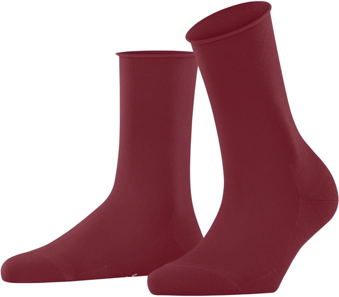 FALKE Active Breeze eenkleurig lyocell sokken dames rood - maat 39-42