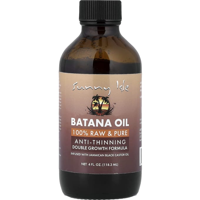 Sunny Isle, Huile de Vatana 100% Brute et Pure, 4 fl oz (118,3 ml)
