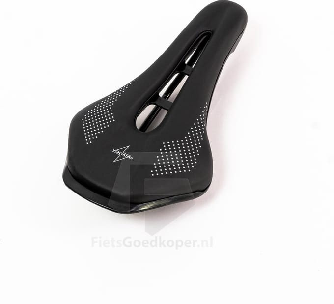 Voltano MTB Mountainbike Fietszadel – Unisex – Zwart – Met Uitsparing - 100% Waterdicht