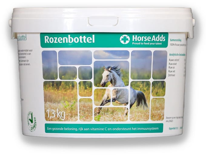 Rozenbottel 5 kg - Horse Adds Paardensupplementen