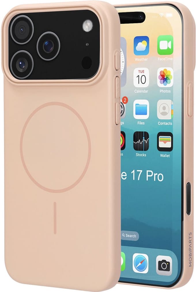 Mobiparts Slim Line Case geschikt voor Apple iPhone 17 Pro Max - MagSafe Dune Sand